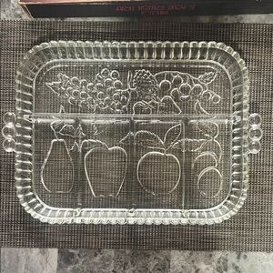 Indiana Glass 5-part "relish" tray